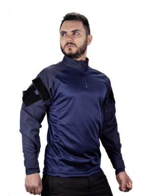 Camisa Combat Shirt Tática AZUL MARINHO Safo