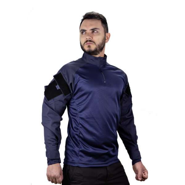 Camisa Combat Shirt Tática AZUL MARINHO Safo - Imagem 2