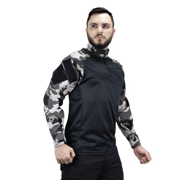 Camisa Combat Shirt Tática CHOQUE BLACK Safo Militar - Imagem 2