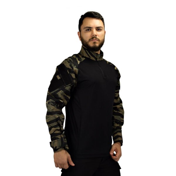 Camisa Combat Shirt Tática TIGER JUNGLE Safo Militar - Imagem 2