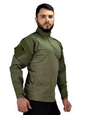 Camisa Combat Shirt Tática VERDE OLIVA Safo Militar