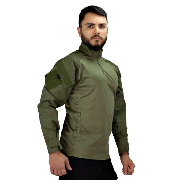 Camisa Combat Shirt Tática VERDE OLIVA Safo Militar - Imagem 2