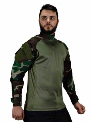 Camisa Combat Shirt  WOODLAND FRANCÊS Safo Militar