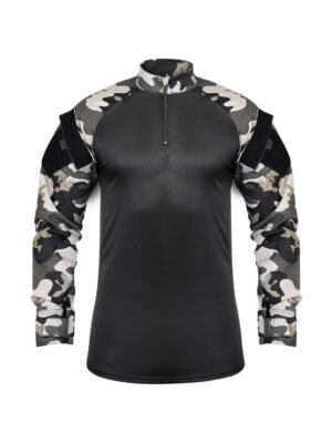 Camisa Combat Shirt Tática CHOQUE BLACK Safo Militar