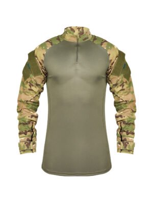 Camisa Combat Shirt Tática MULTICAM Reforçada Safo Militar