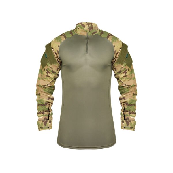 Camisa Combat Shirt Tática MULTICAM Reforçada Safo Militar
