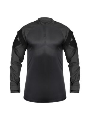 Camisa Combat Shirt Tática PRETA Militar Reforçada Safo