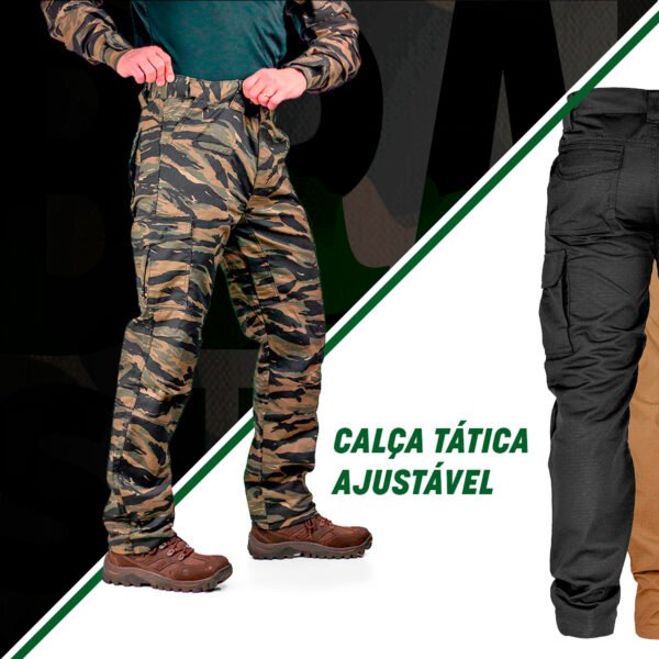 Calça Cargo Tática Defender - Safo - Caqui - Imagem 10