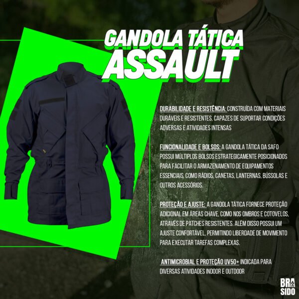 Gandola Tatica Assault Safo VERDE OLIVA - Imagem 7