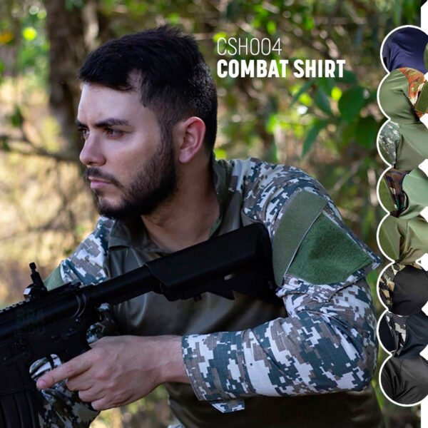Camisa Combat Shirt Digitarl DESERT SAFO Militar - Imagem 9