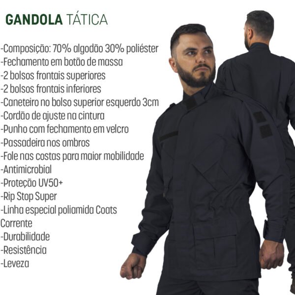 Gandola Tatica Assault Safo AZUL NOTURNO - Imagem 5