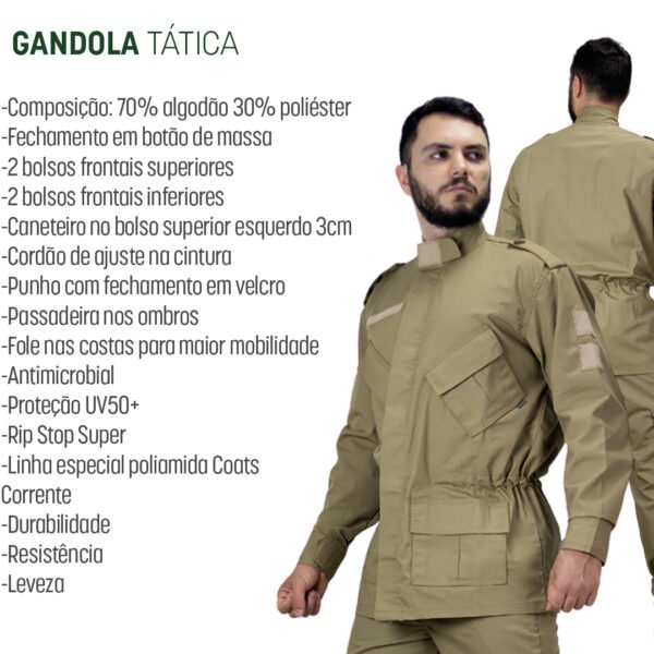 Gandola Tatica Assault Safo CAQUI - Imagem 5