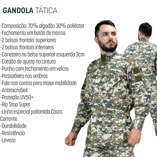 Gandola Tatica Assault Safo DIGITAL ECOLOGIC - Imagem 5