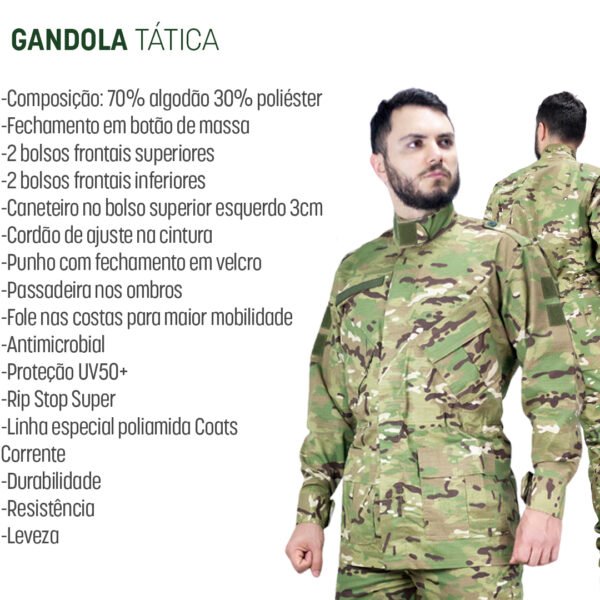 Gandola Tatica Assault Safo MULTICAM - Imagem 5