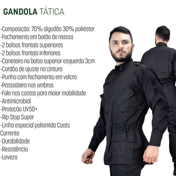 Gandola Tatica Assault Safo PRETA - Imagem 5