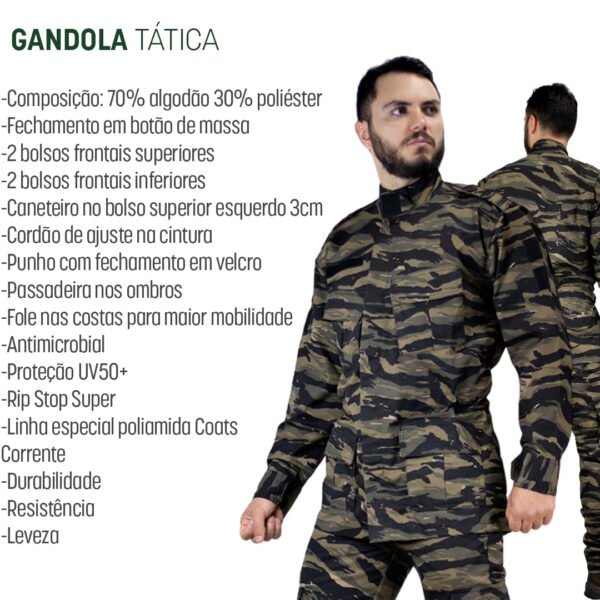 Gandola Tatica Assault Safo TIGER JUNGLE - Imagem 5