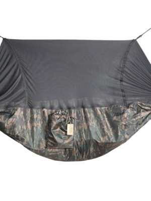 Rede Camping com Mosqueteiro Multicam Black