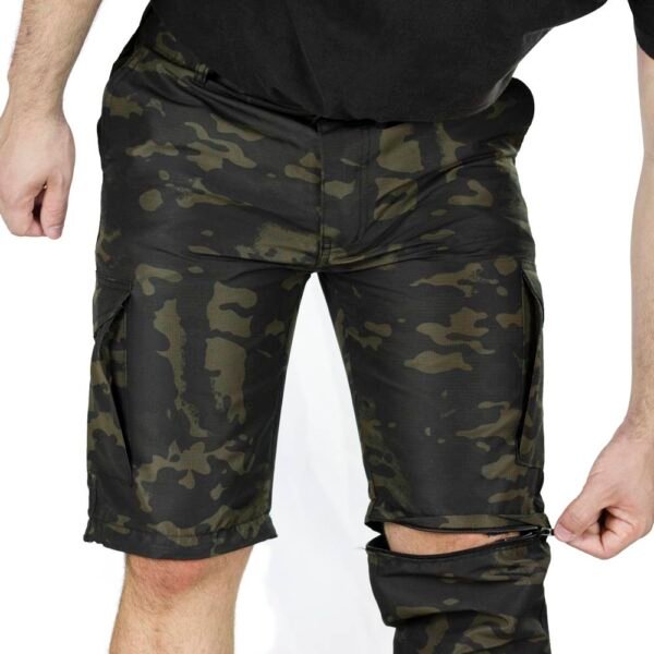 Calça Modular Vira Bermuda Double Fishing - Multicam Black - Imagem 4