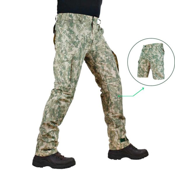 Calça Modular Vira Bermuda Double Fishing - Digital Desert