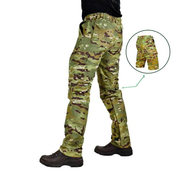 Calça Modular Vira Bermuda Double Fishing - Multicam - Imagem 3