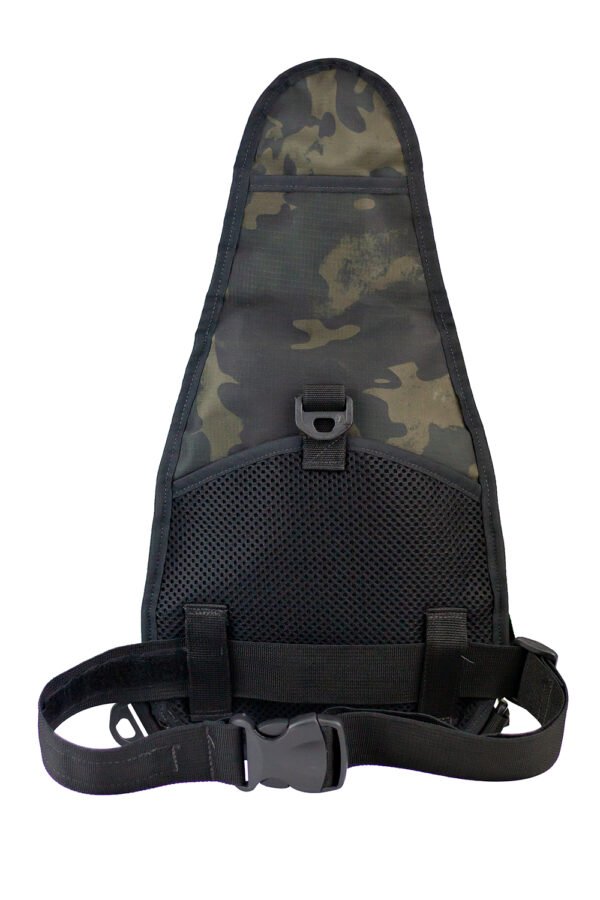 Pochete Tática Transversal Peito e Ombro MULTICAM BLACK - Imagem 5