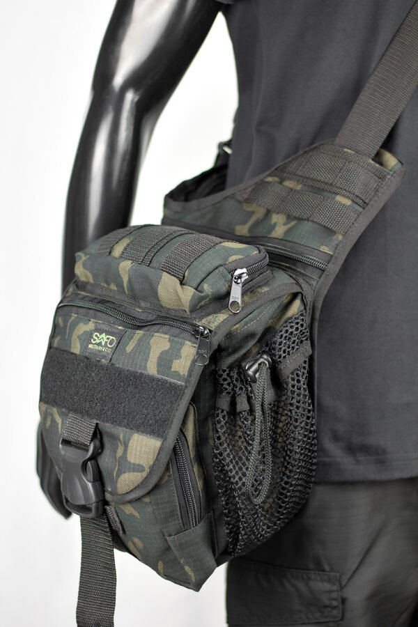 Bolsa de Ombro Urbana Transversal Multicam Black - Imagem 5