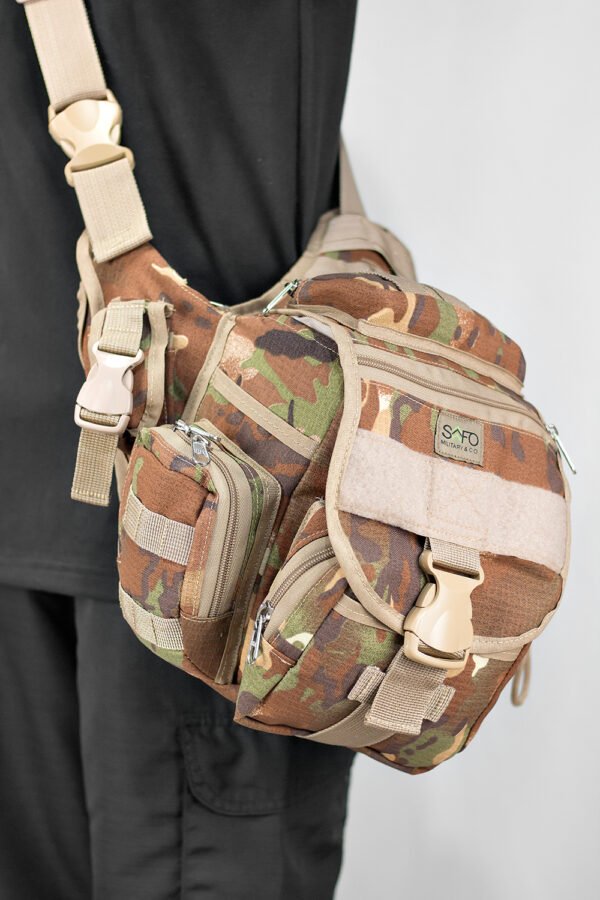 Bolsa de Ombro Urbana Transversal Multicam Brown - Imagem 6