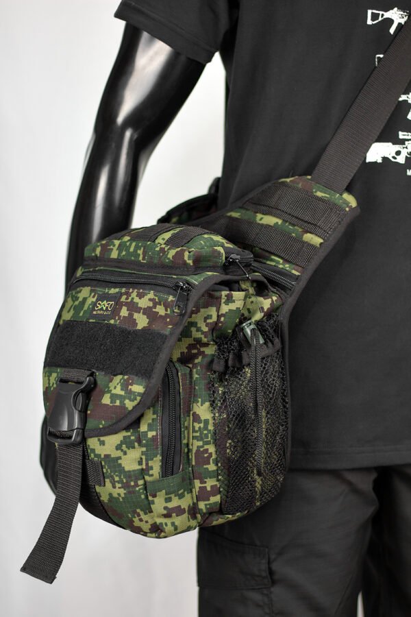 Bolsa de Ombro Urbana Transversal Digital Verde - Imagem 5