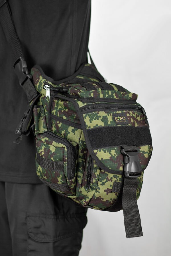 Bolsa de Ombro Urbana Transversal Digital Verde - Imagem 6