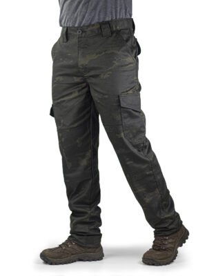 Calça Cargo Tática Flex Prowess - Multicam Black
