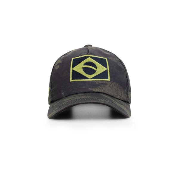 Boné M1 Patriota com Bordado Brasil - Multicam Black - Imagem 3