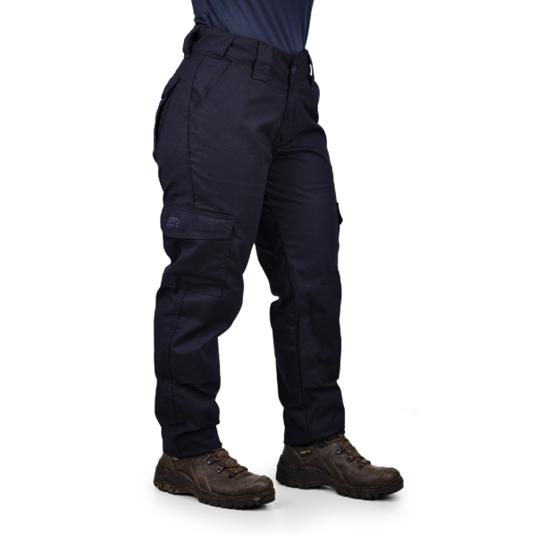 Calça Cargo Tática Feminina - Azul Noturno - Imagem 5