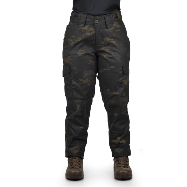Calça Cargo Tática Feminina - Multicam Black