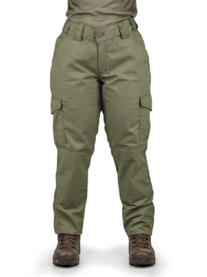 Calça Cargo Tática Feminina - Verde Oliva