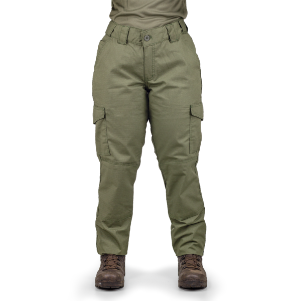 Calça Cargo Tática Feminina - Verde Oliva