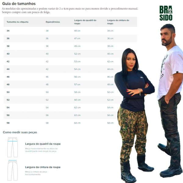 Calça Modular Vira Bermuda Double Fishing - Multicam - Imagem 9