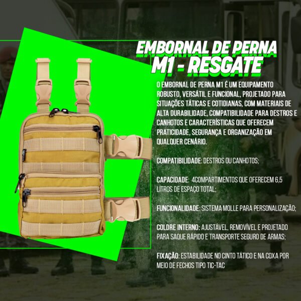 EMBORNAL DE PERNA M1 - VERDE - Imagem 13