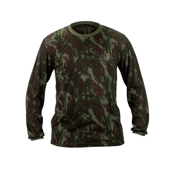 Camiseta Camuflada PV Manga Longa - EXERCITO