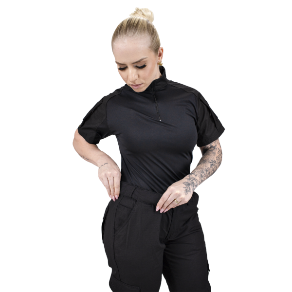 Calça Cargo Tática Feminina - Preta - Imagem 3