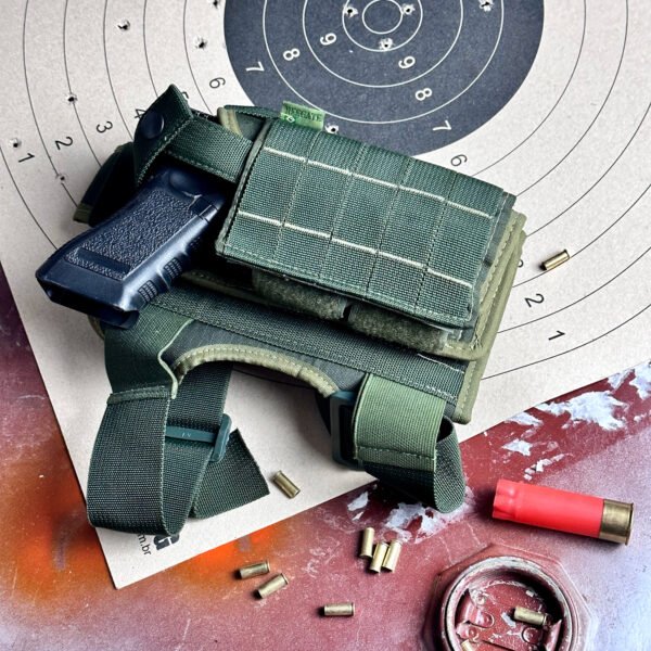 Coldre de Perna Robocop Destro ou Canhoto - VERDE - Imagem 4