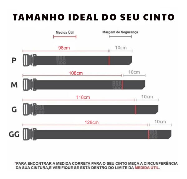 Cinto Operacional Fivela em Aço - Caveira BOPE - Imagem 7