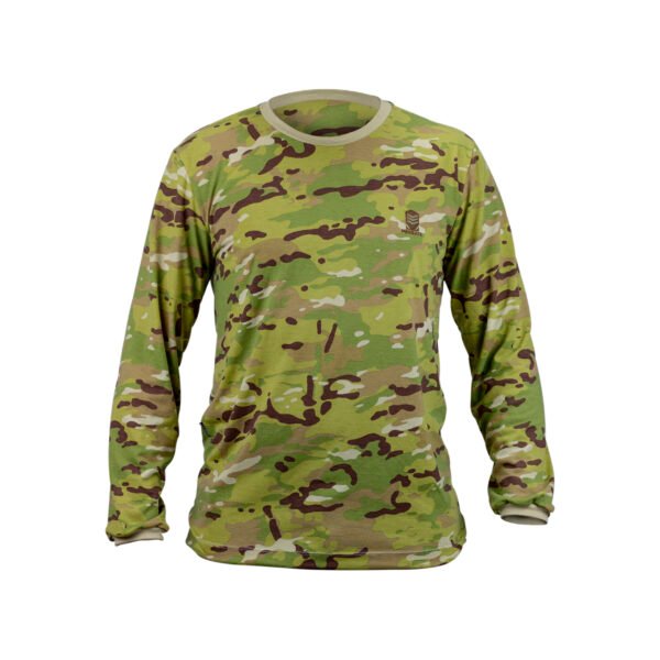 Camiseta Camuflada PV Manga Longa - MULTICAM