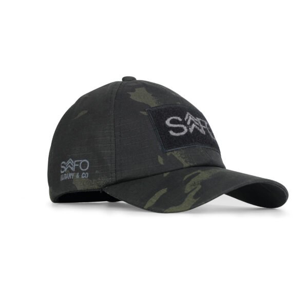 Boné Tatico Militar Safo M-1 Camuflado Multicam Black