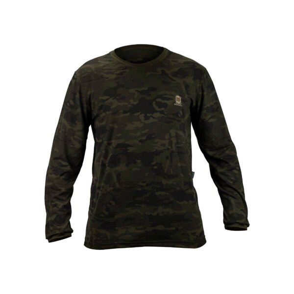Camiseta Camuflada PV Manga Longa - MULTICAM BLACK