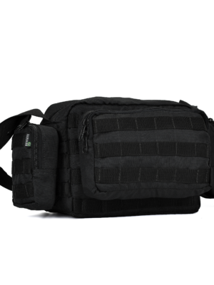 Kit Embornal MOLLE +3Bolsos Modulares - Preto