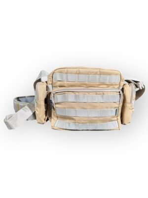 Kit Embornal MOLLE +3Bolsos Modulares - Coyote