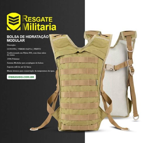 Bolsa Térmica De Hidratação 2,5L - Verde Oliva - Imagem 4