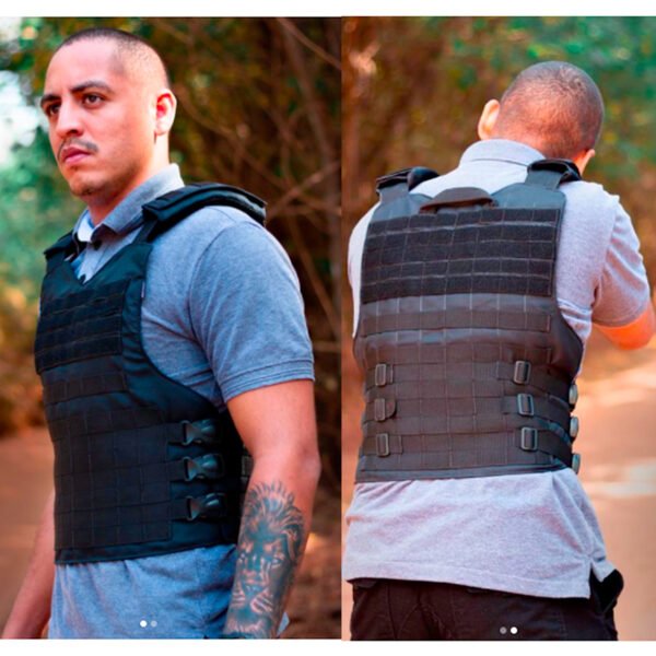 Capa de Colete Modular - War Black - Preto - Imagem 5