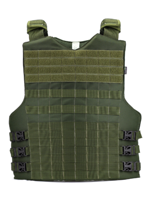 Capa de Colete Modular - War Black - Verde