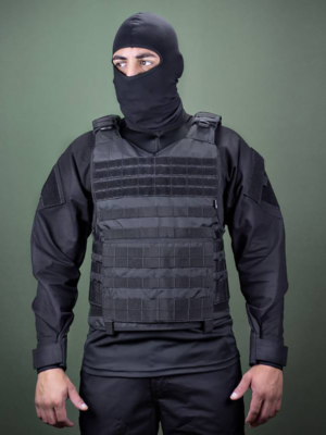 Capa de Colete Modular - Iron Black - PRETO